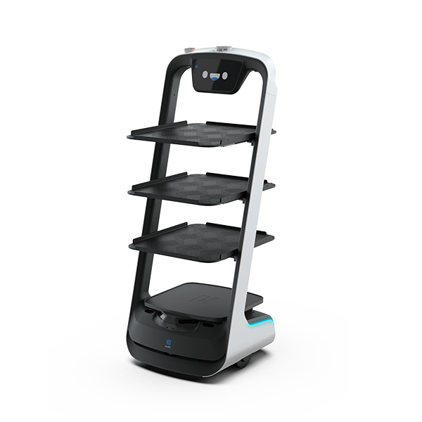 Intelligent food delivery robot · Happy delivery