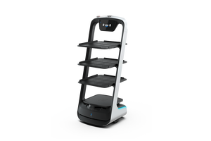 Intelligent food delivery robot · Happy delivery