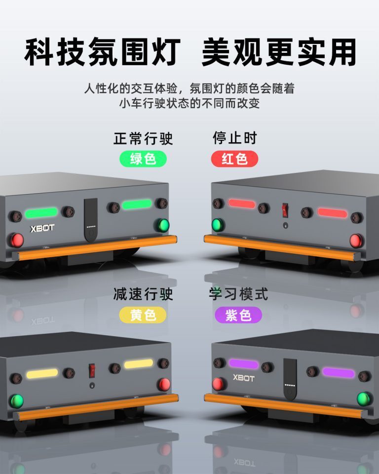 AGV智能配送机器人灯