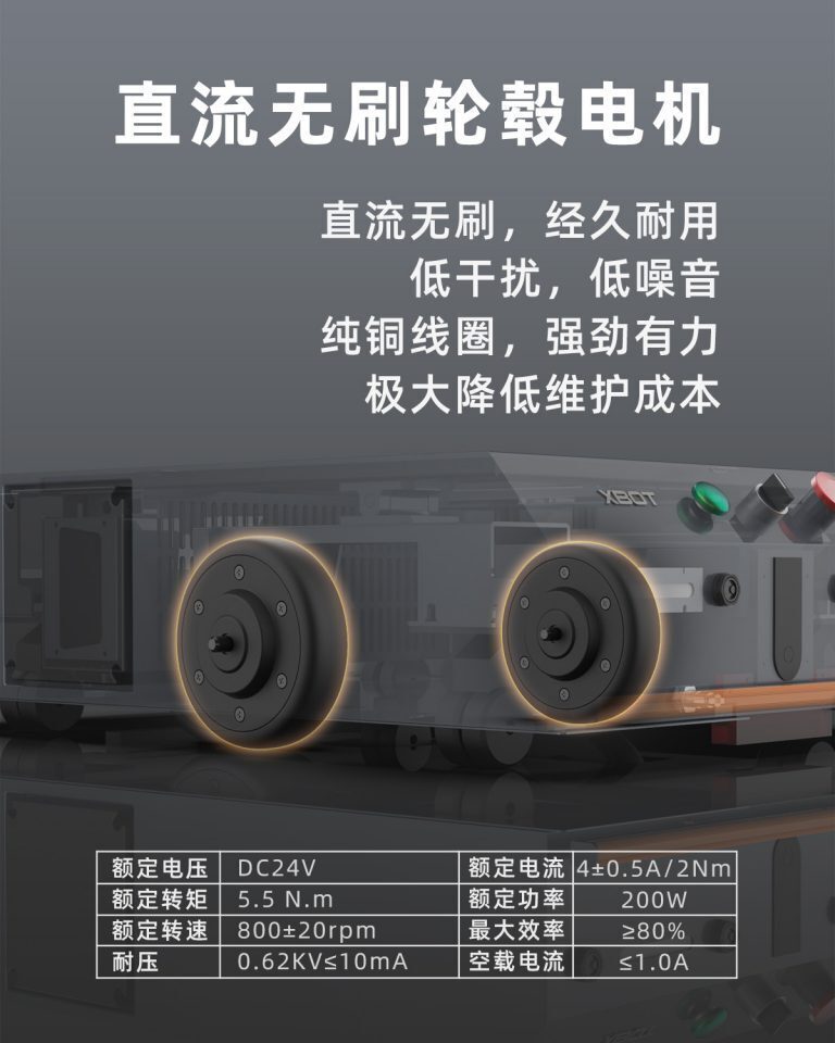 AGV自动化配送机器人电机